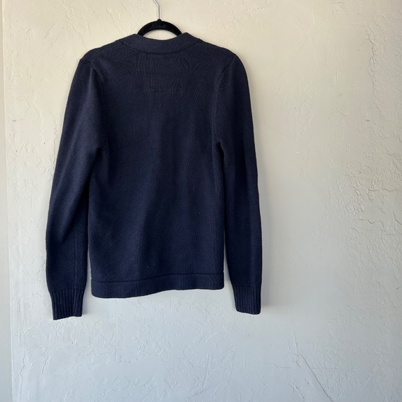 Vintage Hollister University Cardigan Sweater Wool Blend Size Medium - Picture 2 of 3